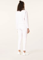 Juvia Sweatpants , Farbe: WEISS/ ROSA (Bild 1)