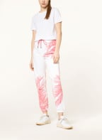 Juvia Sweatpants , Farbe: WEISS/ HELLROT (Bild 1)