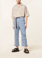 KENZO Trousers with cropped leg length, Color: BLUE GRAY (Image 1)