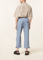 KENZO Trousers with cropped leg length, Color: BLUE GRAY (Image 1)