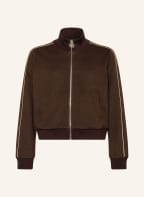MICHAEL KORS Sweatjacke mit Galonstreifen, Farbe: BRAUN (Bild 1)