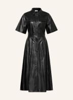 STAND STUDIO Hemdblusenkleid NAHARA in Lederoptik, Farbe: SCHWARZ (Bild 1)
