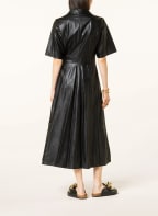 STAND STUDIO Hemdblusenkleid NAHARA in Lederoptik, Farbe: SCHWARZ (Bild 1)