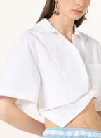 JACQUEMUS Cropped-Bluse , Farbe: WEISS (Bild 1)