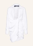 JACQUEMUS Kleid in Wickeloptik , Farbe: WEISS (Bild 1)