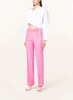 JACQUEMUS Hose LE PANTALON FRESA mit Leinen, Farbe: PINK (Bild 1)