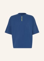 Palm Angels Oversized shirt, Color: BLUE/ YELLOW (Image 1)