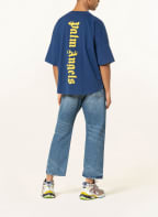 Palm Angels Oversized shirt, Color: BLUE/ YELLOW (Image 1)