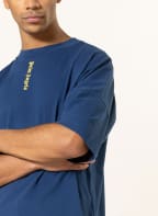 Palm Angels Oversized shirt, Color: BLUE/ YELLOW (Image 1)