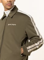 Palm Angels Sweat jacket with tuxedo stripes, Color: KHAKI/ BEIGE (Image 1)
