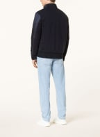 BOSS Blouson SHEPHERD im Materialmix, Farbe: DUNKELBLAU (Bild 1)