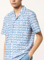 HUGO Resorthemd ELLINO Straight Fit , Farbe: WEISS/ HELLBLAU (Bild 1)
