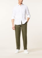MAERZ MUENCHEN Leinenhose Slim Fit, Farbe: GRÜN (Bild 1)