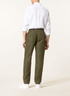 MAERZ MUENCHEN Leinenhose Slim Fit, Farbe: GRÜN (Bild 1)