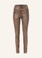 STUDIO AR Lederhose , Farbe: TAUPE/ DUNKELGRAU (Bild 1)