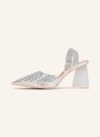 ras Slingpumps BLUES mit Schmucksteinen, Farbe: WEISS/ SILBER (Bild 1)