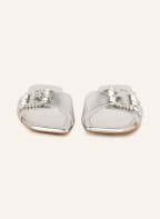STUART WEITZMAN Pantoletten SHINE, Farbe: SILBER (Bild 1)