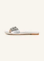 STUART WEITZMAN Pantoletten SHINE, Farbe: SILBER (Bild 1)