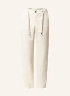 MYTHS Hose im Jogging-Stil Extra Slim Fit mit Leinen, Farbe: ECRU (Bild 1)