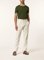MYTHS Hose im Jogging-Stil Extra Slim Fit mit Leinen, Farbe: ECRU (Bild 1)