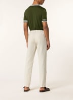 MYTHS Hose im Jogging-Stil Extra Slim Fit mit Leinen, Farbe: ECRU (Bild 1)