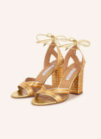 AQUAZZURA Sandaletten ARI, Farbe: ORANGE/ GOLD/ SILBER (Bild 1)