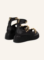 AGL Platform sandals, Color: BLACK (Image 1)