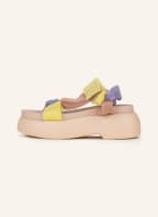 AGL Sandalen EMMA TULLE, Farbe: NUDE/ HELLLILA/ HELLGELB (Bild 1)