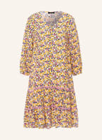 MORE & MORE Kleid, Farbe: DUNKELBLAU/ GELB/ LILA (Bild 1)