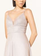 unique Evening dress , Color: BEIGE/ SILVER (Image 1)