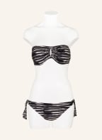 MARYAN MEHLHORN Bandeau-Bikini-Top EXPEDITION, Farbe: SCHWARZ/ CREME (Bild 1)
