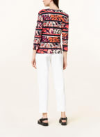 Betty Barclay Sweatjacke , Farbe: DUNKELBLAU/ HELLROT/ CREME (Bild 1)