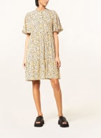 MOSS COPENHAGEN Kleid LYVIA , Farbe: DUNKELGELB/ SCHWARZ/ HELLLILA (Bild 1)