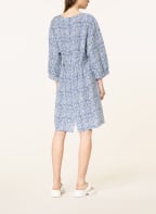 MOSS COPENHAGEN Kleid ADALINE LADONNA mit 3/4-Arm, Farbe: WEISS/ BLAU (Bild 1)