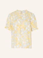 MOSS COPENHAGEN Blusenshirt DAYO , Farbe: HELLBLAU/ DUNKELGELB/ WEISS (Bild 1)