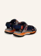 GEOX Sandalen J BOREALIS , Farbe: DUNKELBLAU/ ORANGE/ GRAU (Bild 1)