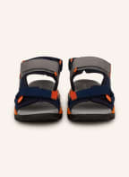 GEOX Sandalen J BOREALIS , Farbe: DUNKELBLAU/ ORANGE/ GRAU (Bild 1)