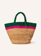 MANEBÍ Shopper, Color: BEIGE/ PINK/ GREEN (Image 1)