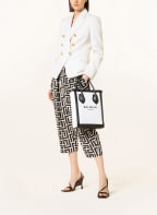 BALMAIN Shopper B-ARMY, Color: WHITE/ BLACK (Image 1)