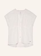 Pepe Jeans Bluse JAQUI mit Spitze, Farbe: WEISS (Bild 1)