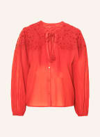 Pepe Jeans Bluse KAYLA mit Lochstickerei, Farbe: ROT (Bild 1)