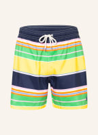 POLO RALPH LAUREN Swim shorts TRAVELLER, Color: YELLOW/ GREEN/ DARK BLUE (Image 1)