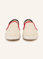 Rivieras Slipper, Farbe: ECRU/ DUNKELBLAU/ KHAKI (Bild 1)