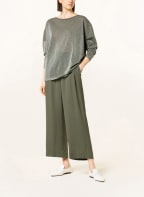 FABIANA FILIPPI Sweater with glitter thread, Color: KHAKI/ SILVER (Image 1)