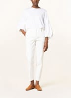 FABIANA FILIPPI Trousers, Color: WHITE/ TAUPE (Image 1)