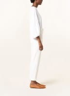 FABIANA FILIPPI Trousers, Color: WHITE/ TAUPE (Image 1)