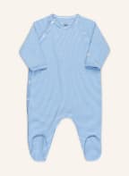 PETIT BATEAU Set: Strampler, Mütze und Krabbeldecke, Farbe: HELLBLAU/ WEISS (Bild 1)