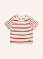 PETIT BATEAU T-Shirt, Farbe: HELLGRAU/ DUNKELROT (Bild 1)