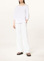 Marc O'Polo Blusenshirt im Materialmix mit 3/4-Arm, Farbe: WEISS (Bild 1)