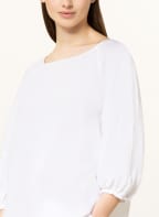 Marc O'Polo Blusenshirt im Materialmix mit 3/4-Arm, Farbe: WEISS (Bild 1)